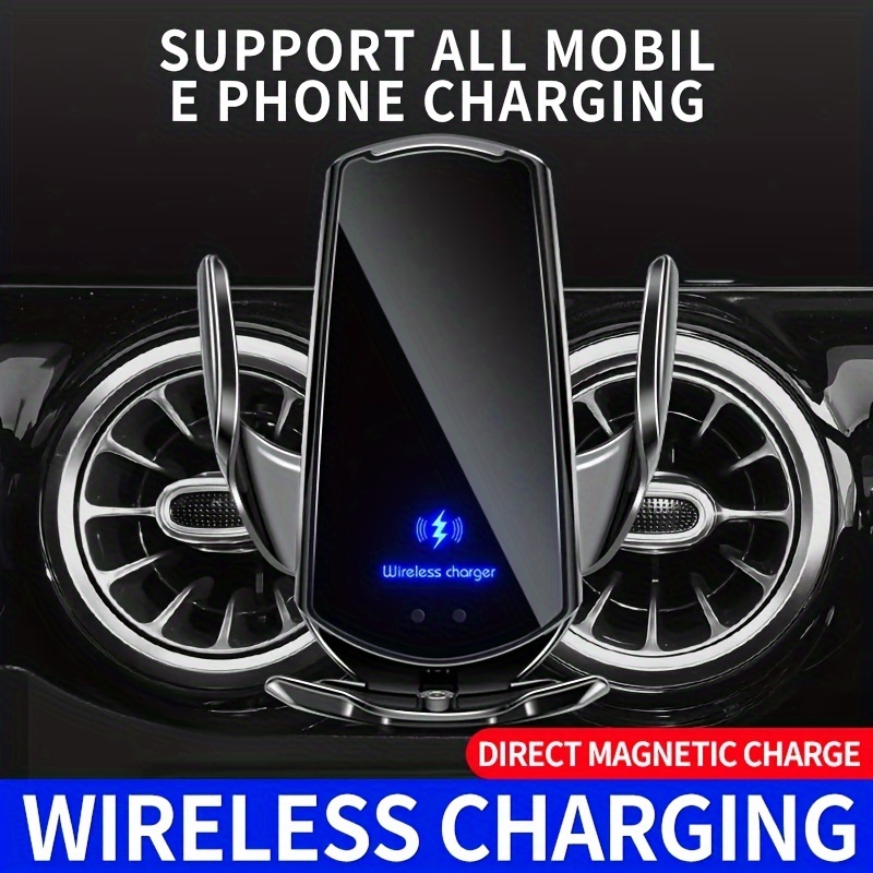q3 car wireless charger magnetic car air vent mount holder mobile phone holder 15w qi wireless charger car accessories office accessories perfect gift for christmas birthday details 4
