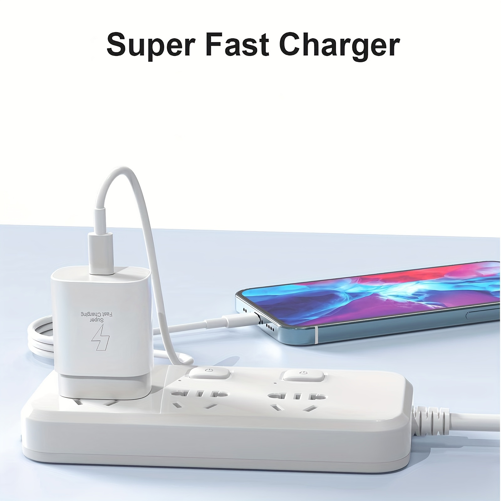 usb c charger super fast charging type c android phone charger with cable cord for samsung galaxy s23 ultra s23 s23 s22 s22 ultra s22 note 10 20 s20 s21 galaxy tab s7 s8 details 6