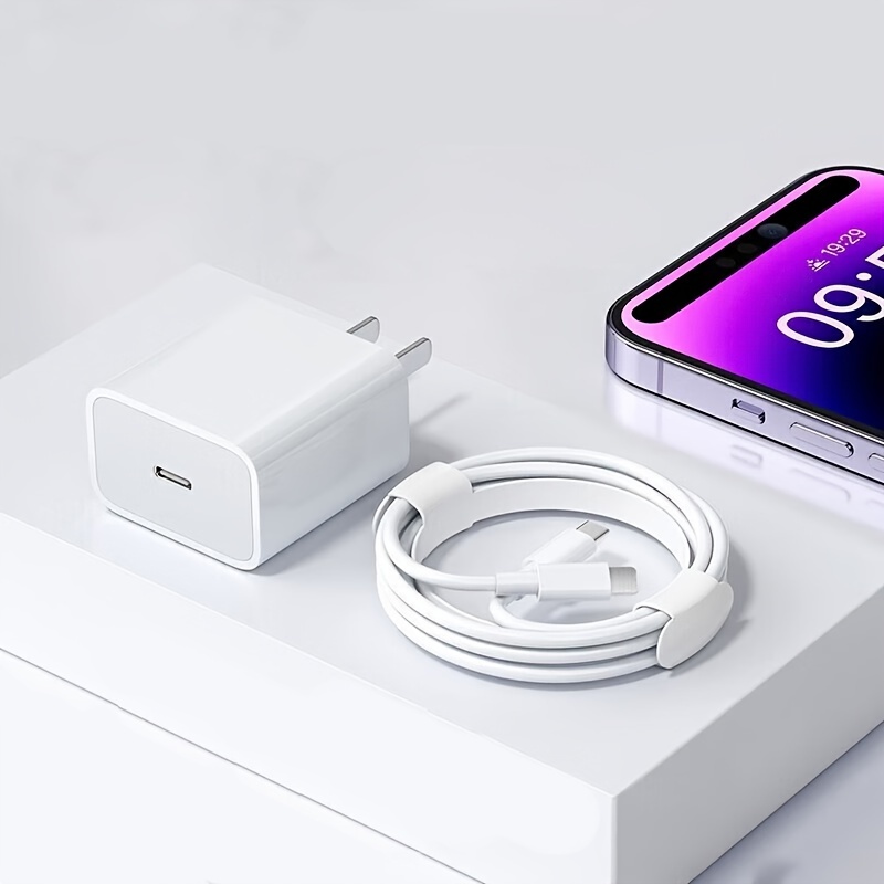 fast charger 20w with type c cable set for iphone charging cable mobile power adapter compatible with iphone 14 13 12 11 pro max xr xs x for ipad details 1