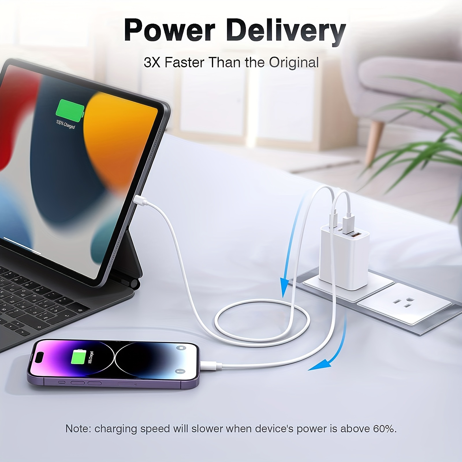 for iphone 15 charger super fast charging plug for ipad charger usb c wall charger fast charging details 4