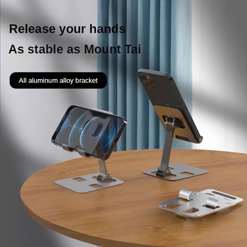 aluminum alloy portable-universal all aluminum alloy portable tablet holder for ipad holder tablet stand mount adjustable flexible mobile phone stand details 1