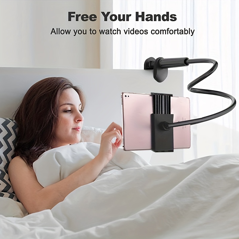 mobile phone stand table holder for xiaomi iphone ipad lazy bracket support bedside stable not falling details 1