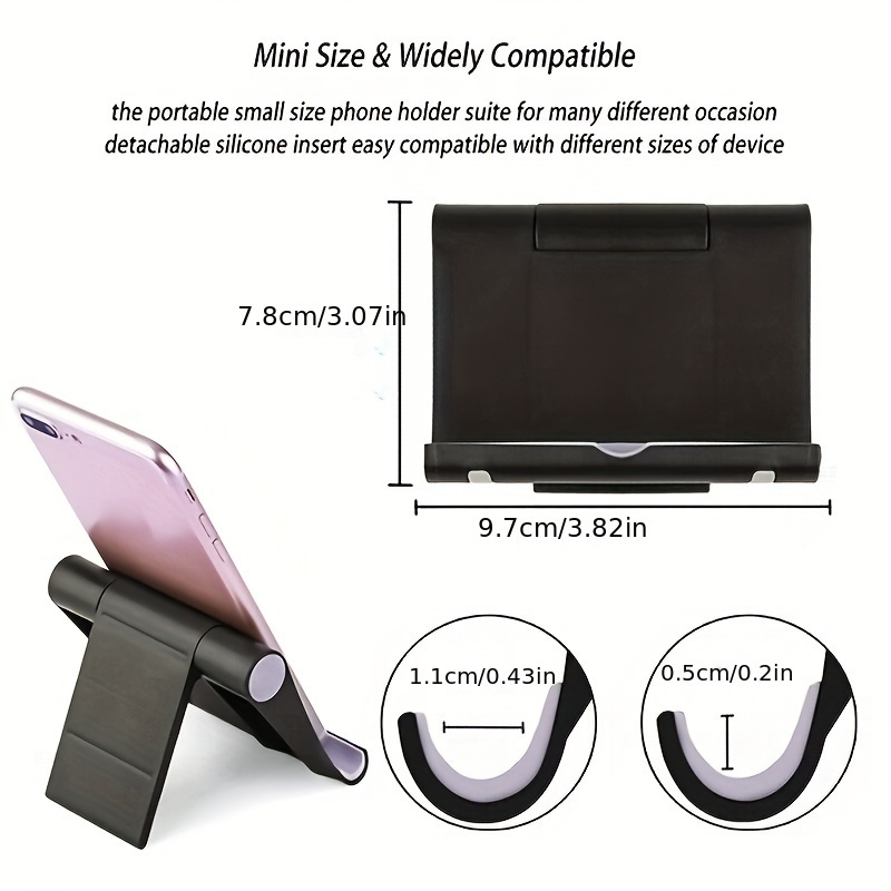 1pc mobile phone bracket tablet universal lazy bracket desktop multi functional foldable portable phone bracket details 0