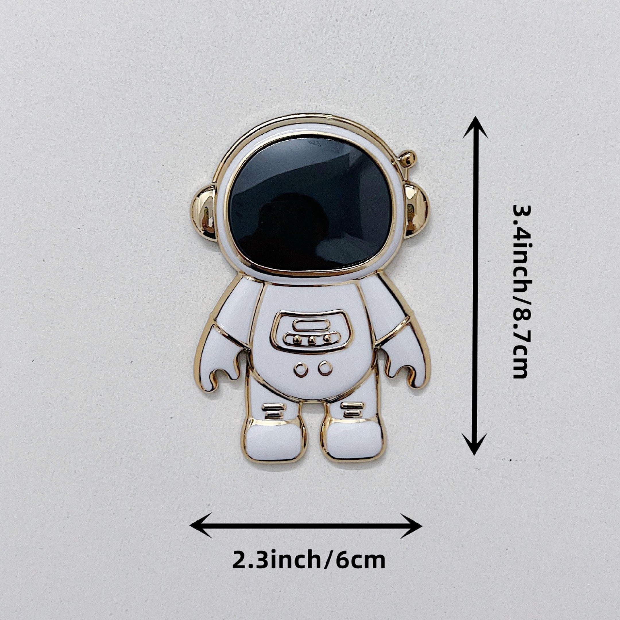 luxury glossy astronaut folding stand table phone holder stand details 3
