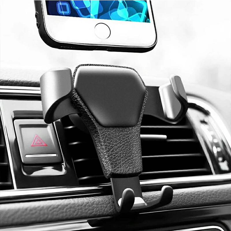 universal gravity auto phone holder for car air vent clip mount mobile phone holder cellphone stand for iphone for samsung details 3