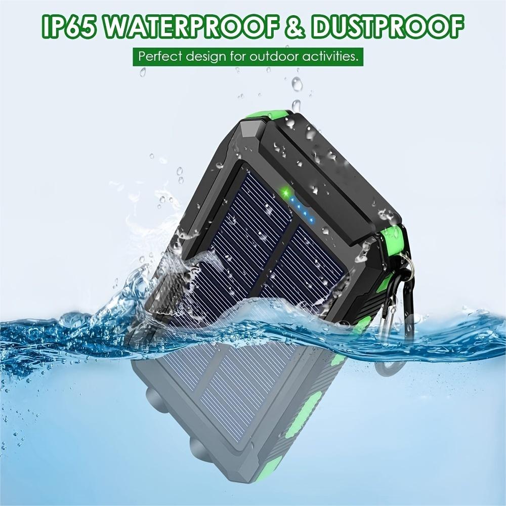 20000mah portable solar power bank 2 usb charging ports strong led light outdoor emergency use perfect gift for birthdays valentines easter more details 2