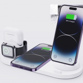 10 In 1 Wireless Charger Stand For IPhone 14 13 12 11 Samsung Xiaomi  Fast Charging Dock Station For Airpods Pro IWatch 7