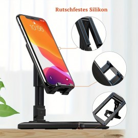 Foldable Tablet Mobile Phone Desktop Phone Stand For IPad IPhone Samsung Desk Holder Adjustable Desk Bracket Smartphone Stand