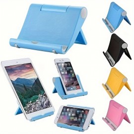 1pc Mobile Phone Bracket Tablet Universal Lazy Bracket Desktop Multi-Functional Foldable Portable Phone Bracket