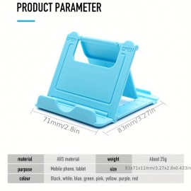 Foldable Plastic Phone Holder Stand - Perfect for iPhone Xsmax 13, Xiaomi Mi 8 and More!