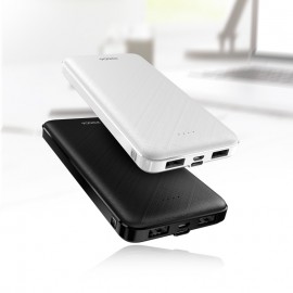 10000mAh Portable Powerbank - 2 USB Outputs, LED Display, Fast Charging For IPhones, Samsungs, LGs & More!