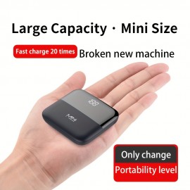 10000mAh 5V2A Fast Charging Mini Cute Portable Pocket Power Bank, Small Size Large Capacity High Appearance