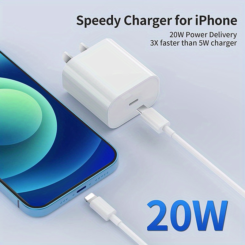 2packs for iphone fast charger 20w mobile phone power adapter wall quick plug quick charge distribution charge cable for apple tablet apple phone pd20w quick charger details 1